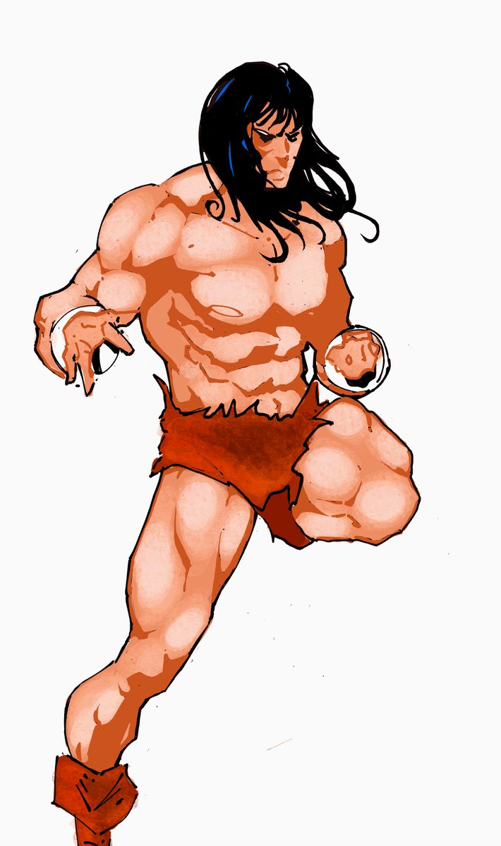FousseJoshua's tweet photo. Redid an older Conan drawing https://t.co/IWfSuZzszw