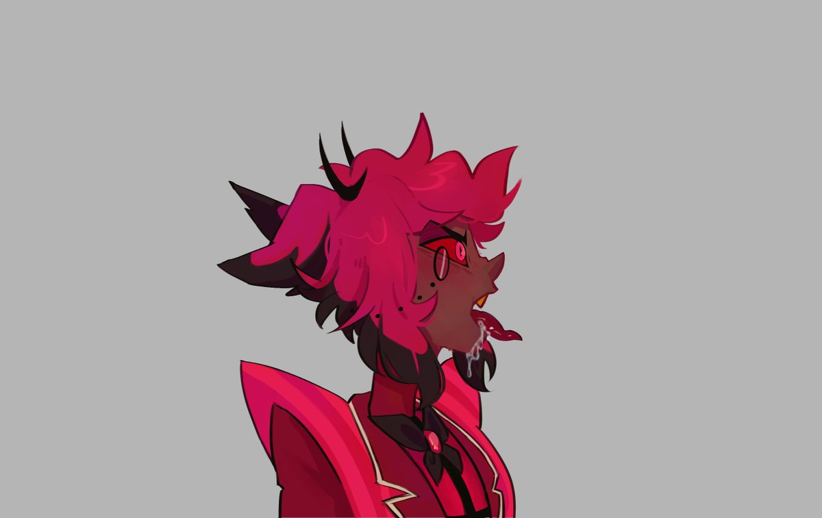 BarbClumsy's tweet photo. I had this sweetie for a collab we were doing with @Escoria16_ but guess we will never finish it, I don't even find comfortable with the ship anymore so feel free to use him however you'd like to #Alastor https://t.co/R4N7ArFMd2