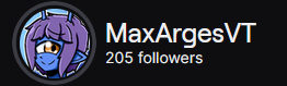 MaxArges's tweet photo. Yesterday I hit over 200 followers on Twitch.  My mind is genuinely blown at all of the love and support that I've received from my short time streaming.  I have so much more fun things planned, and I can't wait to spend it with all of you! Thank you all, truly! <3 https://t.co/fCPDSnWylv