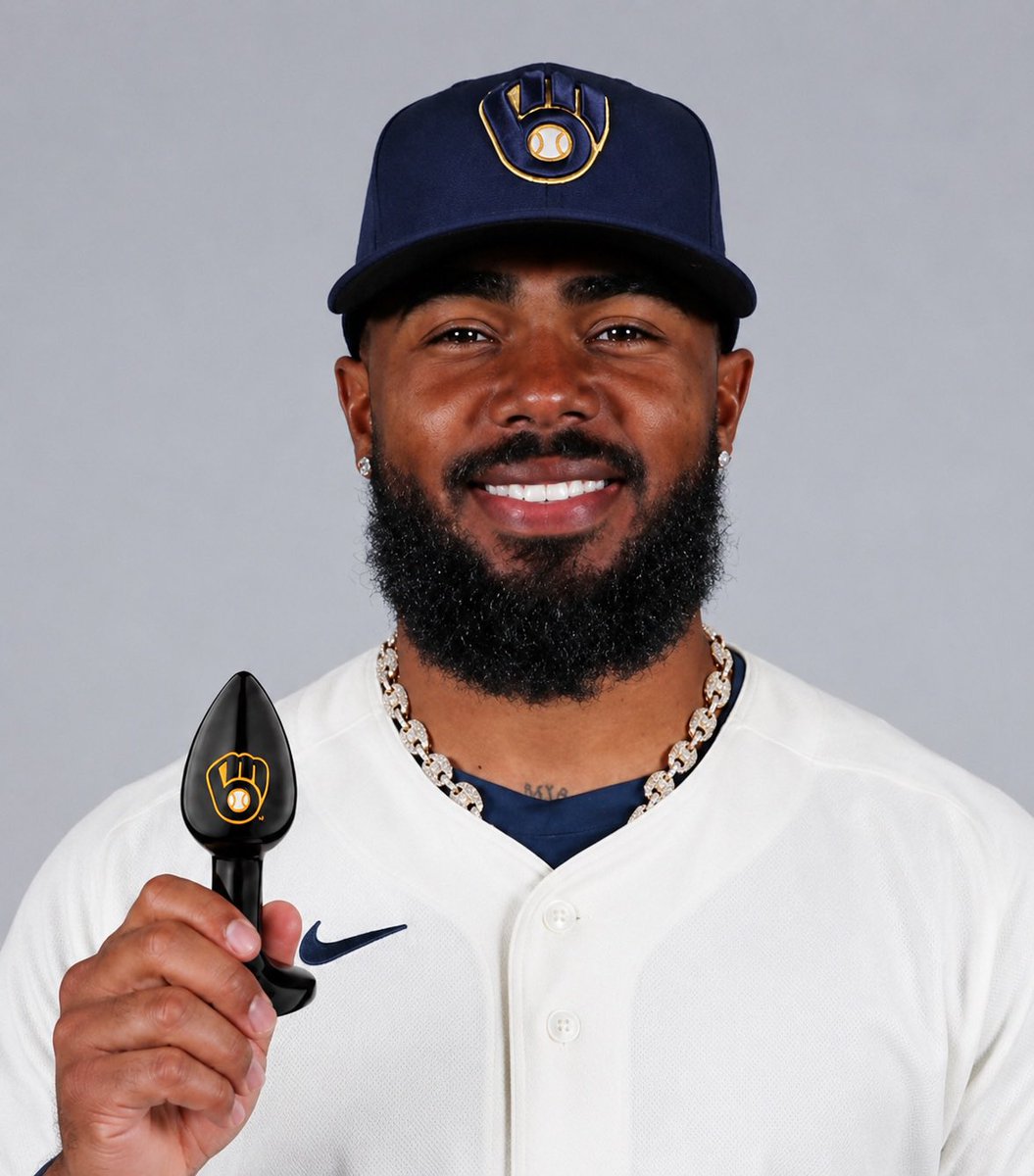 BrewersButtPlug's tweet photo. Today’s butt plug award goes to Louis Rengifo he went 0/3 with 2 runners left on base. hopefully this award loosens him up and plays better in the next game.
#Brewers #MilwaukeeBrewers #ThisIsMyCrew #CrewNation #GoBrewers
#MLB #Baseball #MLBBaseball #BaseballLife #MLBFans https://t.co/61E1ZhL9co