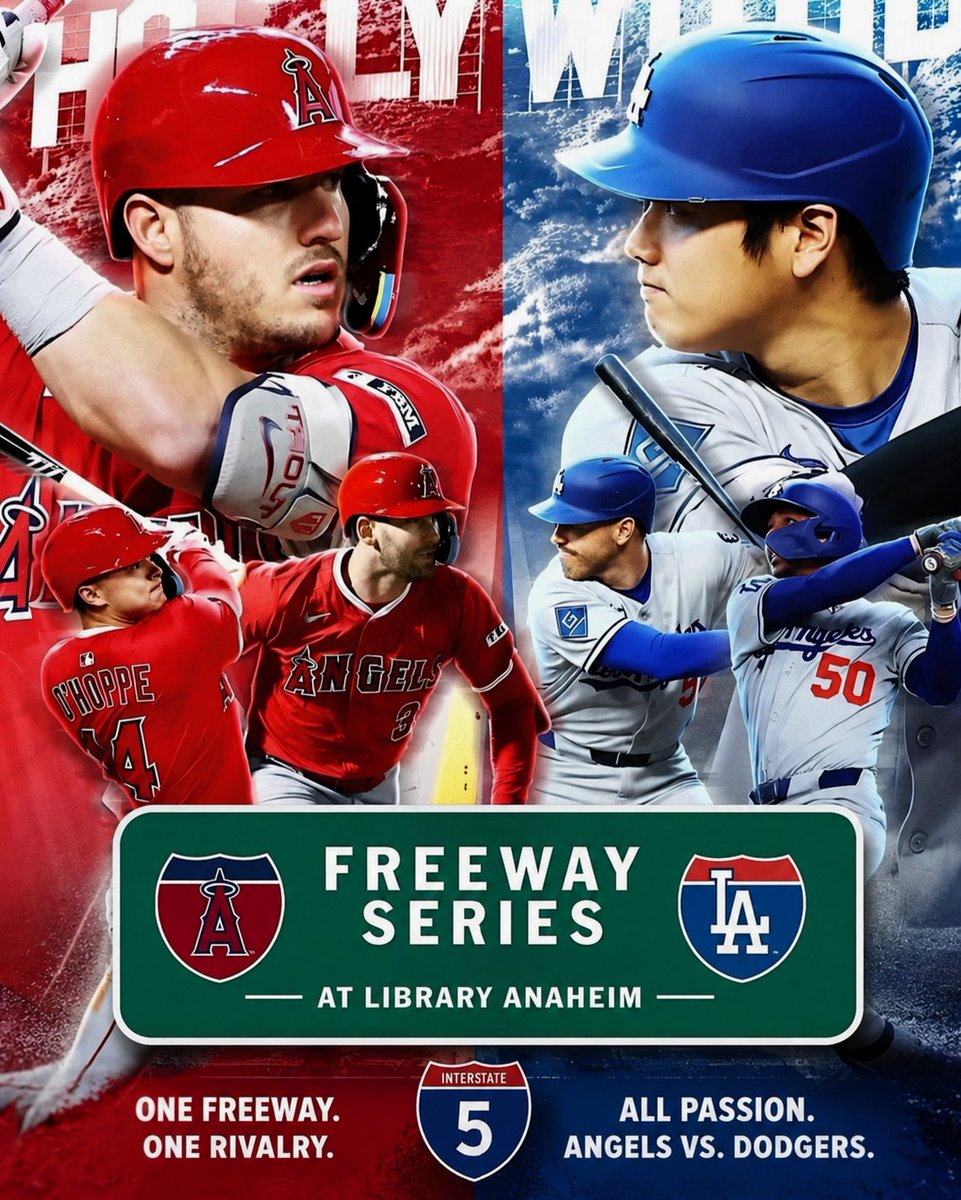libraryanaheim's tweet photo. Angels vs Dodgers on the big screens and dancers on the main stage ⚾🔥 Playing this June 5-7 live at the Library Anaheim! https://t.co/5qDSmdJ0Vx