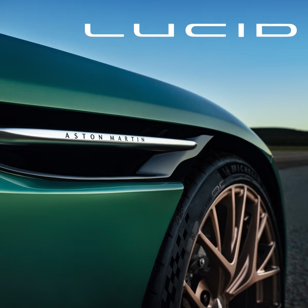 2028Lucid's tweet photo. Aston Martin Understood the Assignment  🤝❤️ https://t.co/wXBcay2vsv