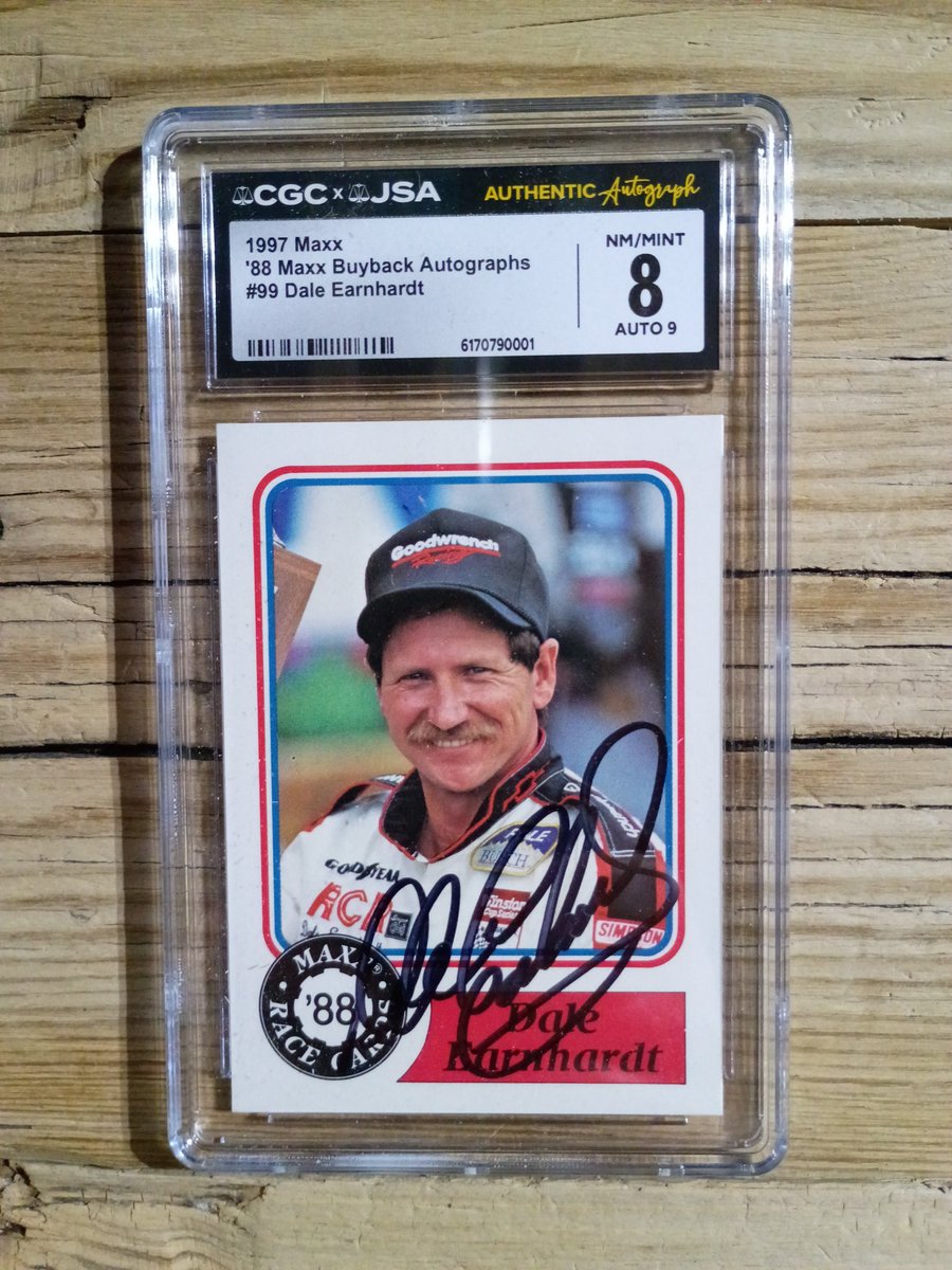 kaatzbros's tweet photo. Dale arrived back from @CGCCards @JSALOA ! Still amazed my daughter and I pulled this card. @NascardRadio @kingnascar @hallieimrie @birthofwords @CaseyMcMullenSr @DaleJr @ArchivesDe @BeerCanInTurn4 @CharmCityGraphs @RealRichHopkins https://t.co/pMiIuSIju2