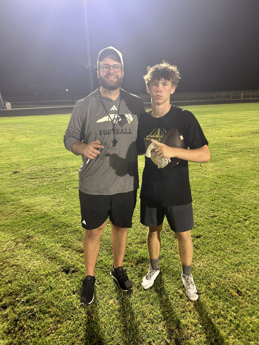 MasonODwyer2028's tweet photo. Had a great time @UNCP_Football camp. Looking forward to this summer. @CoachBrown_Pax @CoachBWitt_ @KJpalmer24 @braylonjenkins_ https://t.co/q6OLIzsxMZ