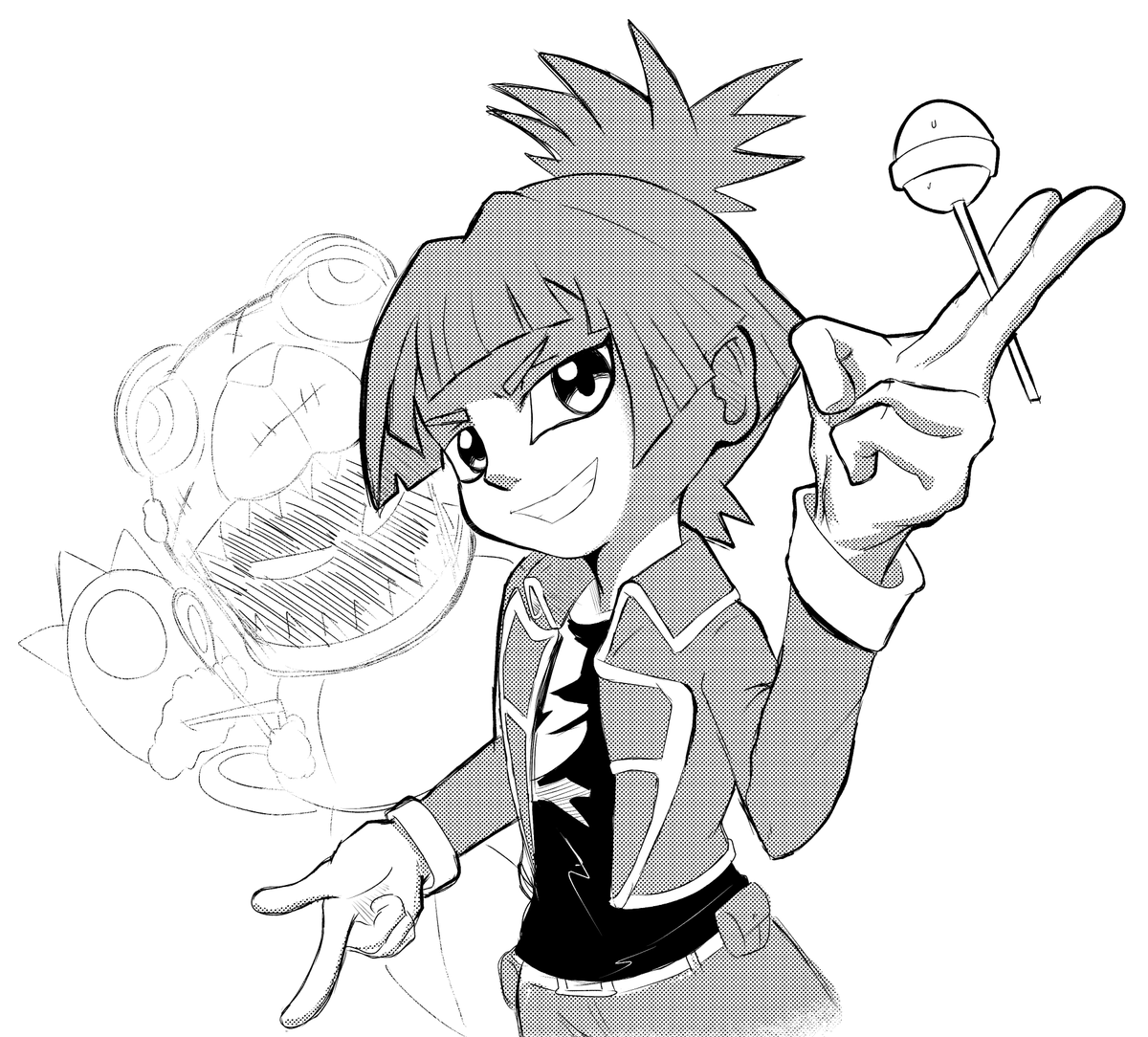 DDDoom_art's tweet photo. sora from yugioh sketch request https://t.co/YyJvcjEIdL