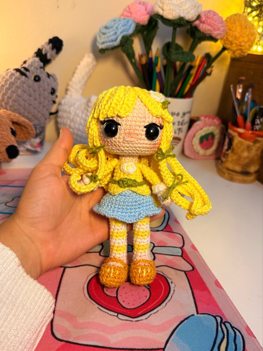 crochericee's tweet photo. Gotinha de limão!!! 🍋‍🟩 
Mais uma amiga da moranguinho pra nossa coleção https://t.co/a8XpJ3IdM3