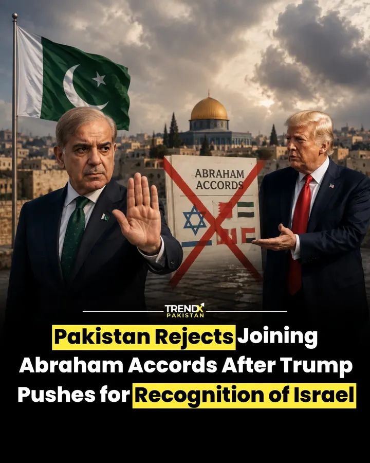QaisManik's tweet photo. Pakistan rejects Joining Abraham Accords after Trump Pushes for recognition of Israel.

@grok
#israel_is_a_terrorist
#Pakistan #Israel #AbrahamAccords #KhawajaAsif #DonaldTrump https://t.co/eOq25nxGIO