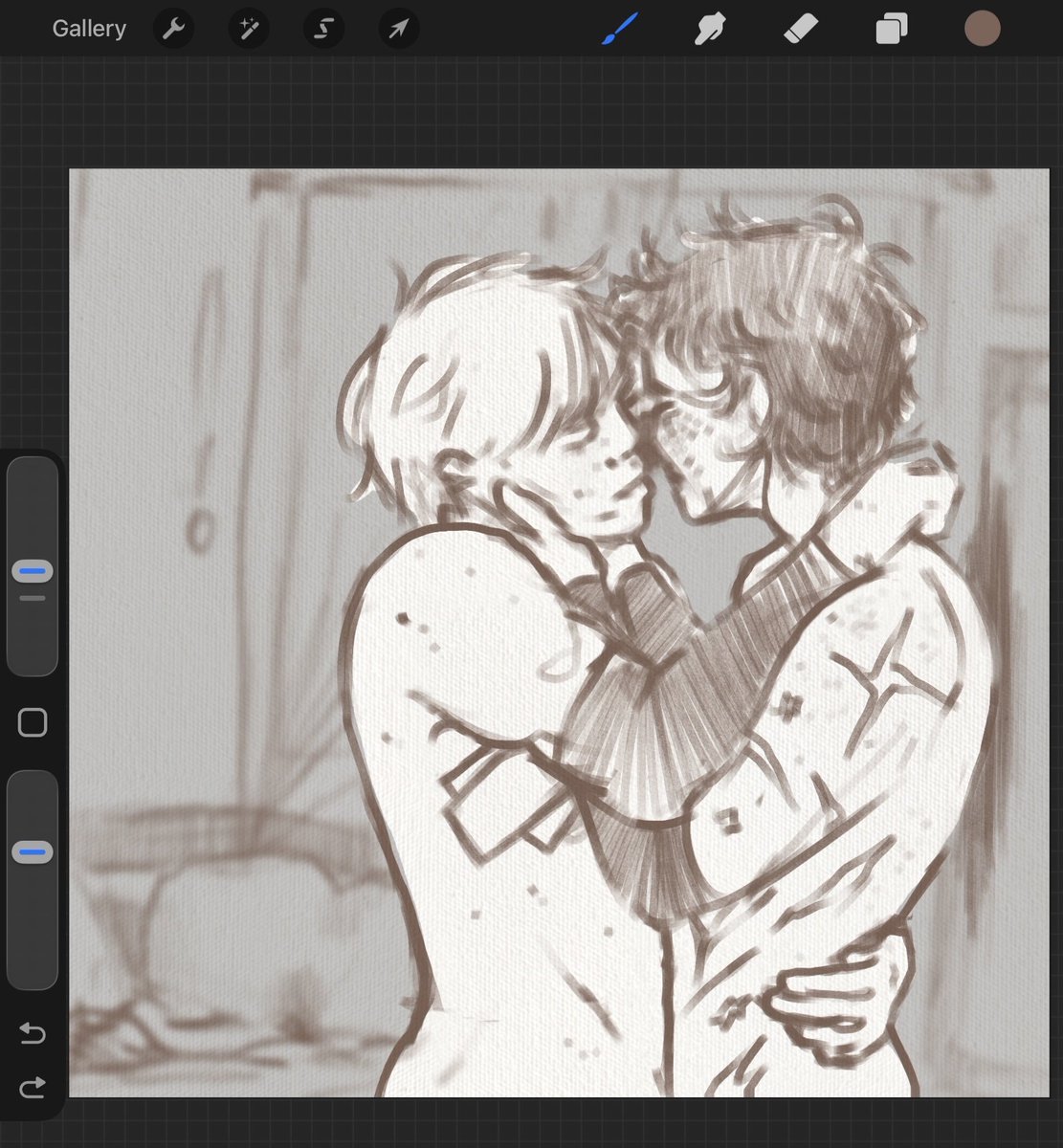 saiintval's tweet photo. Guys i have been SO BUSY my brain has been scooped out and none of my drawings are working so heres a little andreil sketch https://t.co/yJCmVqtqfU