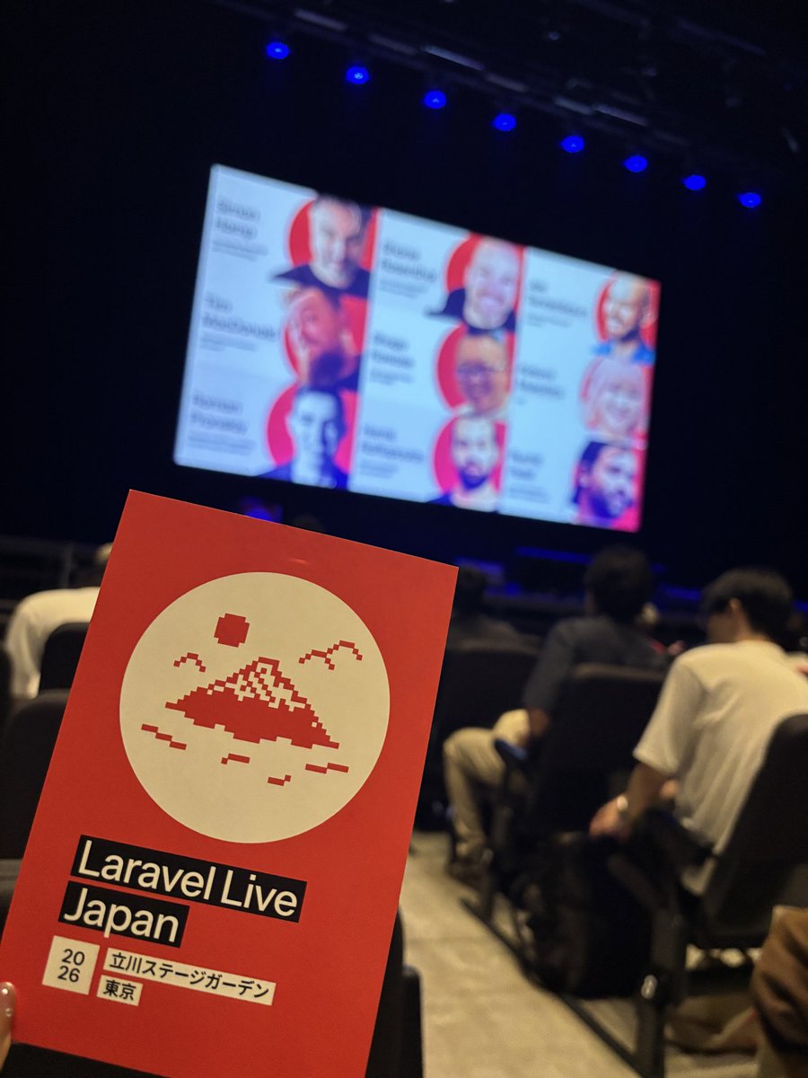 temperature_m's tweet photo. So much fun !!!
@LaravelLiveJP @phpstorm https://t.co/BYpx2BrPcA