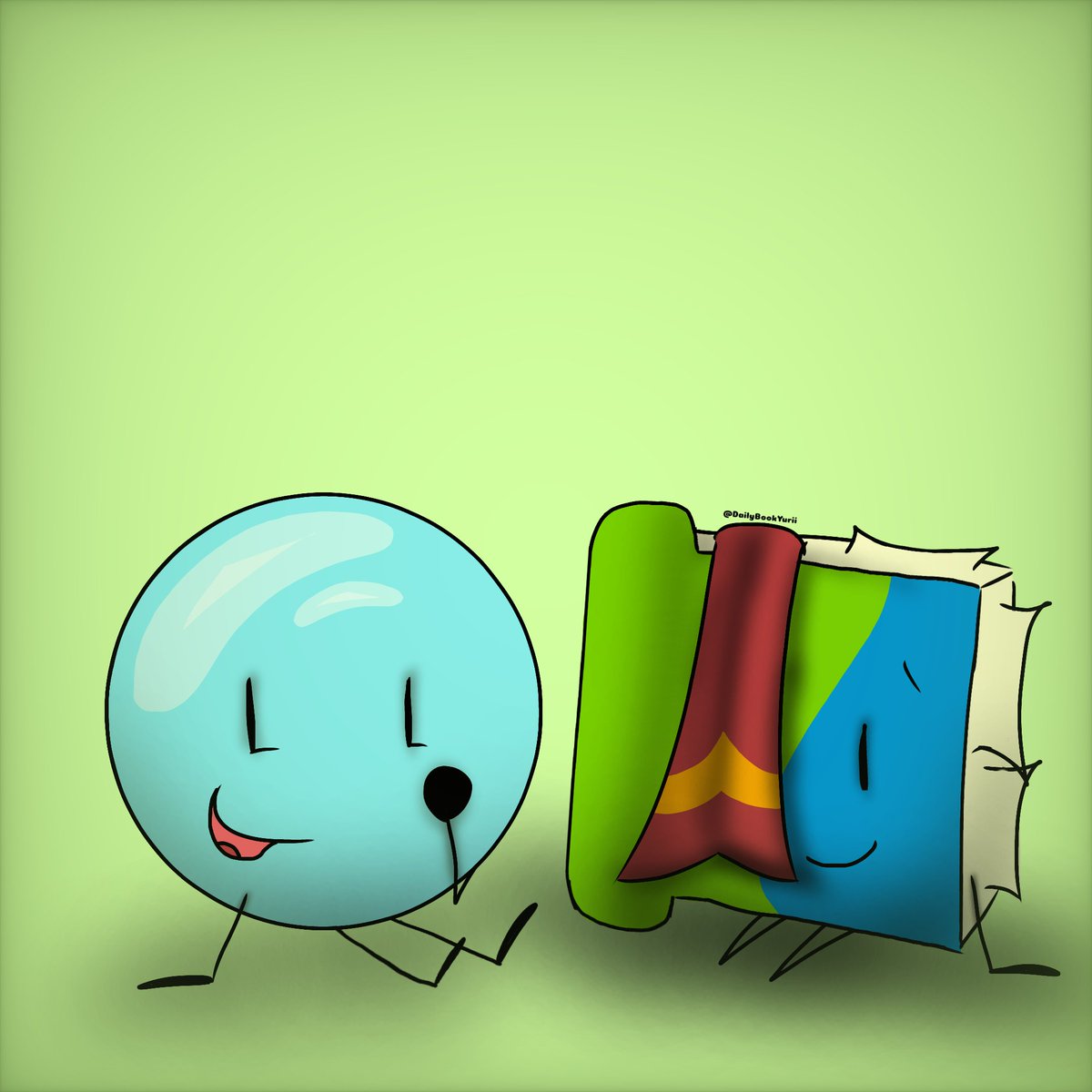 TimelyBookYuri's tweet photo. 📌day 7,  bubblebook.
#bfdi #bubblebook https://t.co/YQVtXQBQHY