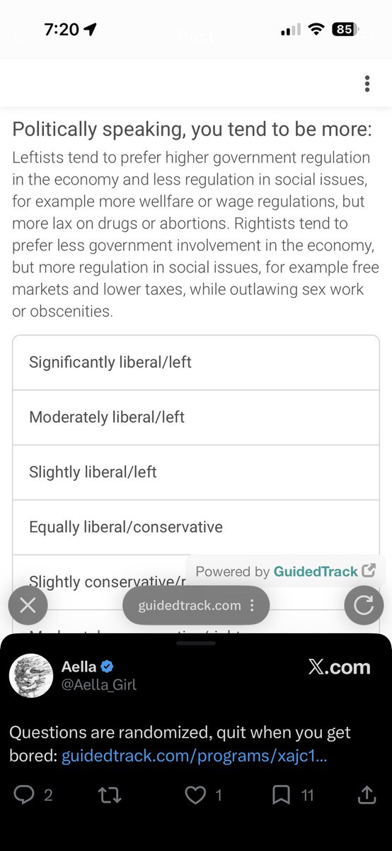 JeffYunes's tweet photo. @Aella_Girl I’m a libertarian, so couldn’t get past this question. https://t.co/u2ZcjDgltt