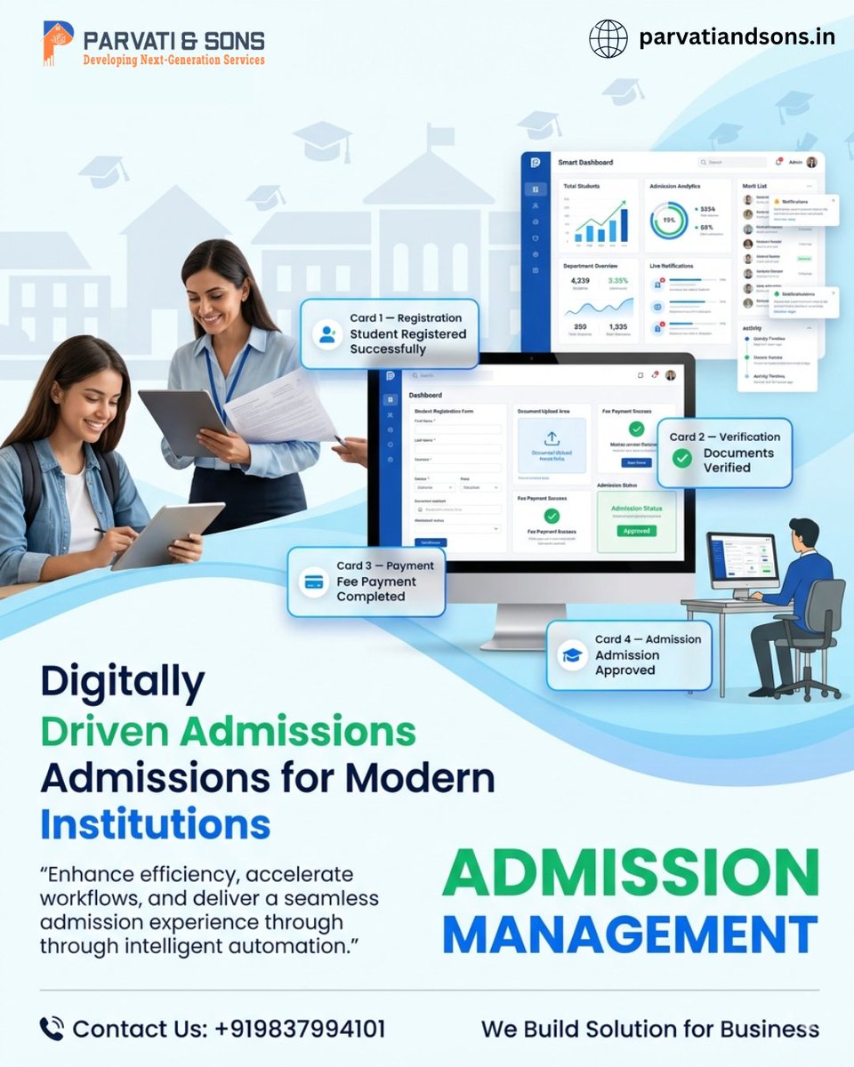 AndParvati's tweet photo. 📚 Parvati and Sons simplifies the admission journey with trusted Admission Management Services for students aiming higher! #StudentSuccess #AdmissionsOpen #EducationServices #ParvatiAndSons #CareerGuidance https://t.co/hgMmYwpRq2