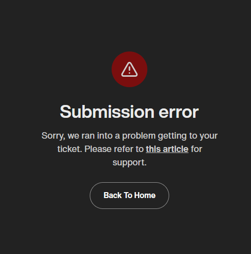 iMPAK540's tweet photo. @RockstarSupport How about fix your support page... I've attempted to submit a ticket using 3 different web browsers and continue to get this BS error message. I have taken all troubleshooting steps provided in the link and still the same issue attempting to log a ticket. https://t.co/wQaxzep4AS
