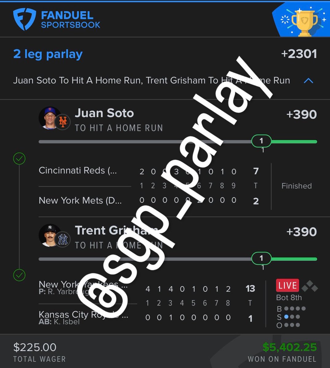 SGP_Parlay's tweet photo. ✅ BANG

WHO TAILED 👀 https://t.co/6bZiI0BaFW