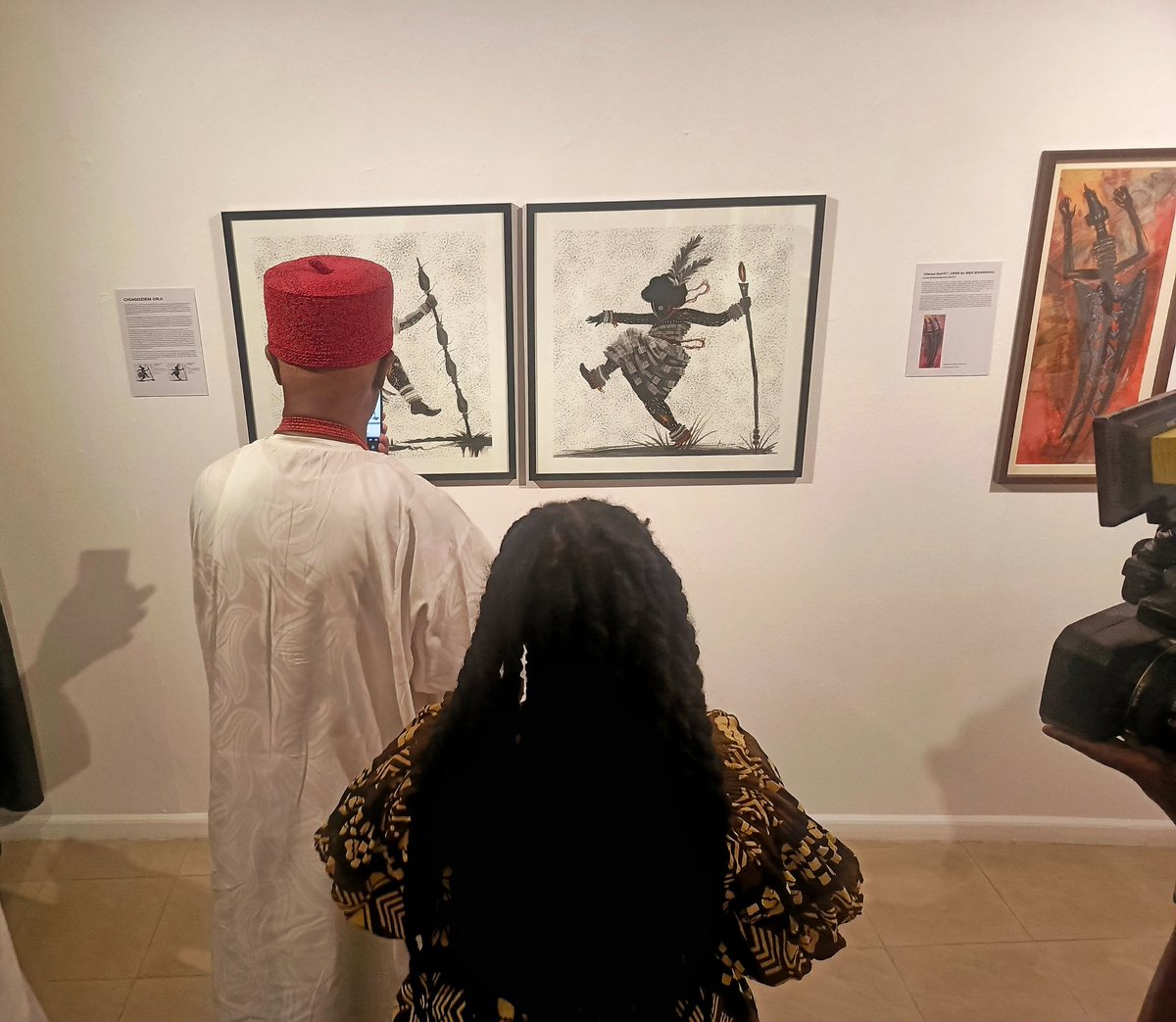 nneamaka_orji's tweet photo. Agbogidi🌹
He stood and stared at my artworks, then looked at my face, looked at my work again, took some pictures of them, and looked at me and asked, “Where are you from? How did you make these works?” It was a great experience meeting him. https://t.co/PvYy5S40dH