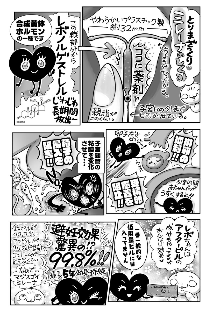 yusaburukokoro's tweet photo. 月経困難症🩸激重生理痛🥹ピル飲み忘れ😰更年期障害😭でお困りの女性のみんな達～‼️‼️‼️
ミレーナの話❤️聞いてって❣️取材したよ🥰🫶💕1⃣
女性を大事に思ってくれる男性陣も、ぜひ読んでね😉🌟
#あほすたさん大人の性教育