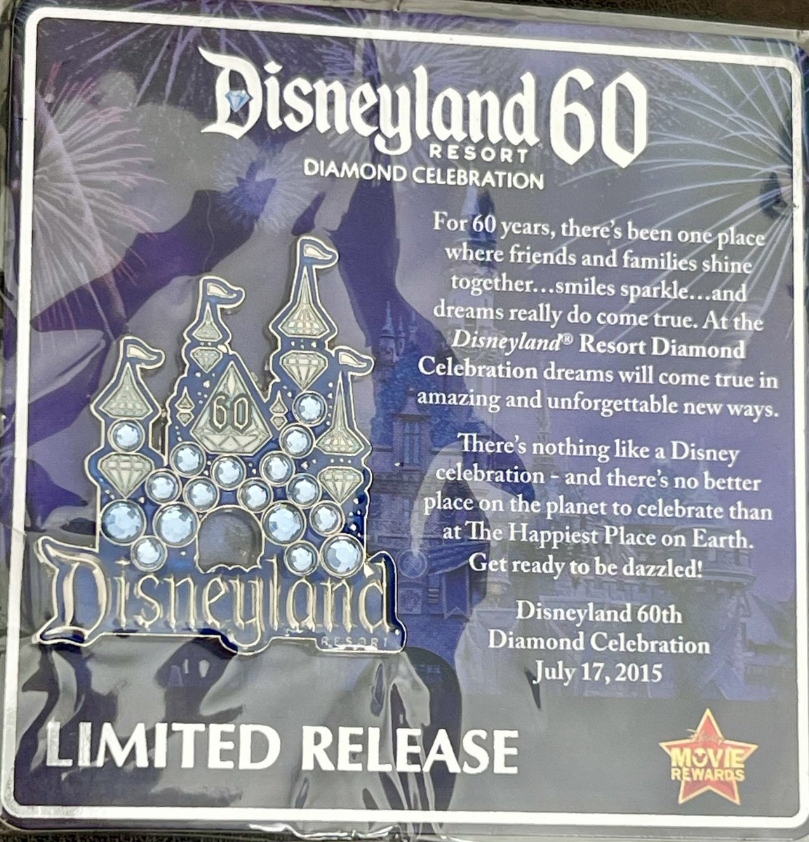 TeriE's tweet photo. RARE #DisneyPin DLR #Disneyland Jeweled Castle #60thAnniversary Diamond Celebration 2015 #DisneyMovieRewards
https://t.co/rz11e4iLRo

#disneypinsforsale #exclusive #disneycastle #snowwhitescastle #DisneylandCastle #disneycelebrations #disneypins #jeweled #castle #Pintrading #pins https://t.co/2sF6Rnxza8