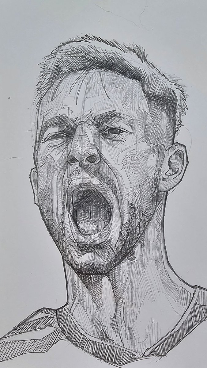Geofinho_'s tweet photo. Depois de muito tempo, decidi voltar com meu projeto de cartas. Acho que tenho o nível técnico que queria pra executar. As ideias são boas também.

Decidi começar fazendo capitães das seleções da copa. O primeiro: Kimmich.

Fiz o desenho mais cedo. https://t.co/wP9fap15Vr