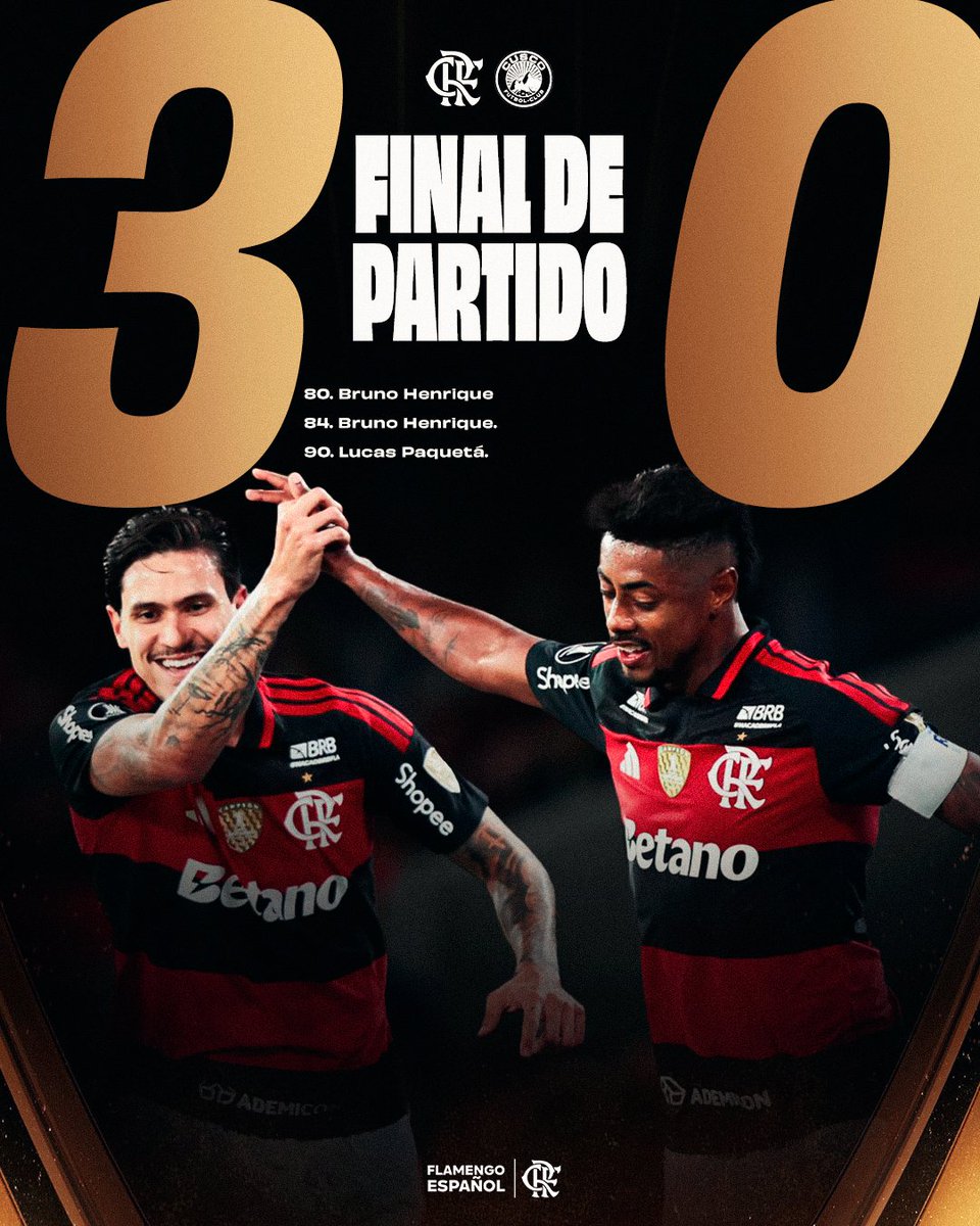 Flamengo_es's tweet photo. Victoria para terminar la fase de grupos invictos. https://t.co/7go5ipegs1