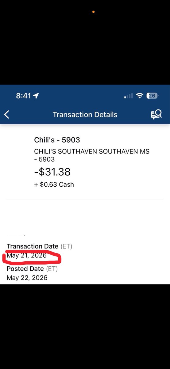 itzangie's tweet photo. @Chilis South Haven MS is extremely unprofessional. I called them 4 times before I could get a “manager” on the phone. I initially called around 12 PM lunch and didn’t get a manager on the phone until almost 9 pm! I came into eat Thursday May 21 and left my watch. https://t.co/IuJQ6OkXVU