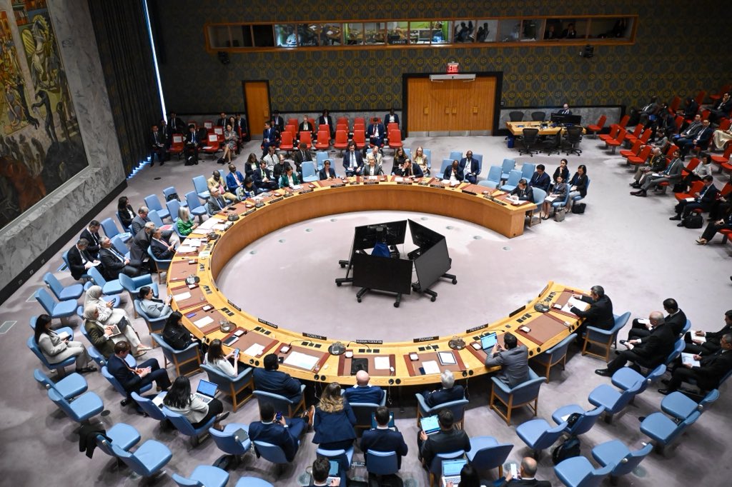 MFAThai's tweet photo. DPM/FM @SihasakPh attended the UNSC Open Debate on “Upholding the Purposes and Principles of the UN Charter and Strengthening the UN-Centered International System” at the @UN in New York, held under China’s Presidency of the UNSC for the month of May 2026. He underscored the importance of upholding the UN-centered international system and put forward three key priorities: fostering collective responsibility among Member States, advancing UN reform, and promoting regionalism and mini-lateral coop. that complements the United Nations system. (26 May 2026)
