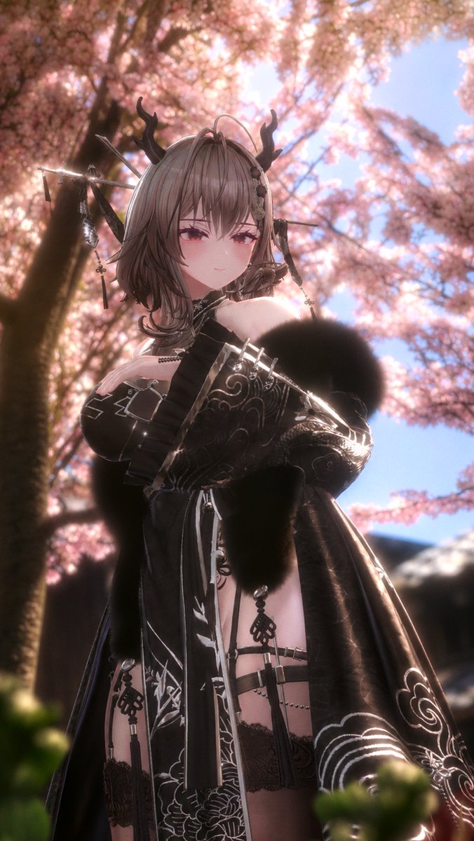 projectg_vrc's tweet photo. 🌸⛩️🖤 https://t.co/WRJOmzph0t