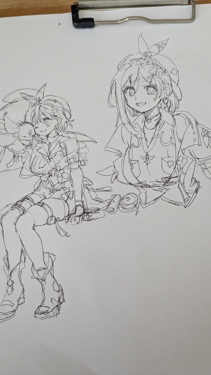 matcha_desu's tweet photo. こころ落ち着ける為の落書き https://t.co/mrtCJgsOQH