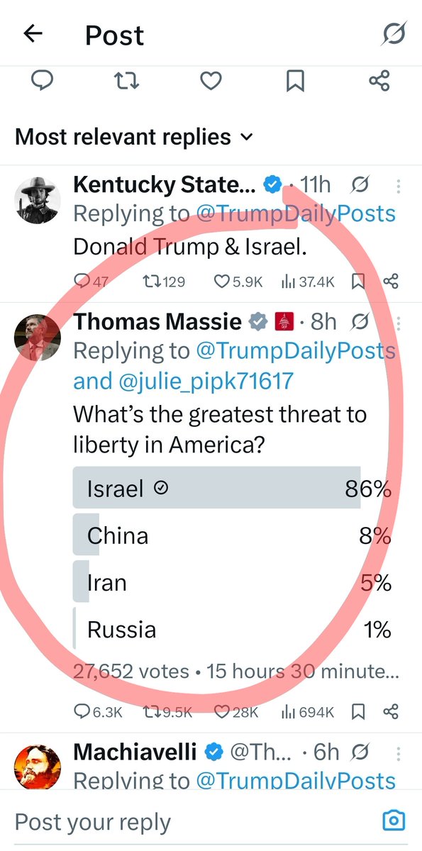 SamC40240681's tweet photo. @TrumpDailyPosts RATIOED 😃😀😄😄😄😅🤣🤣🤣😂 https://t.co/XF39LmSJTA