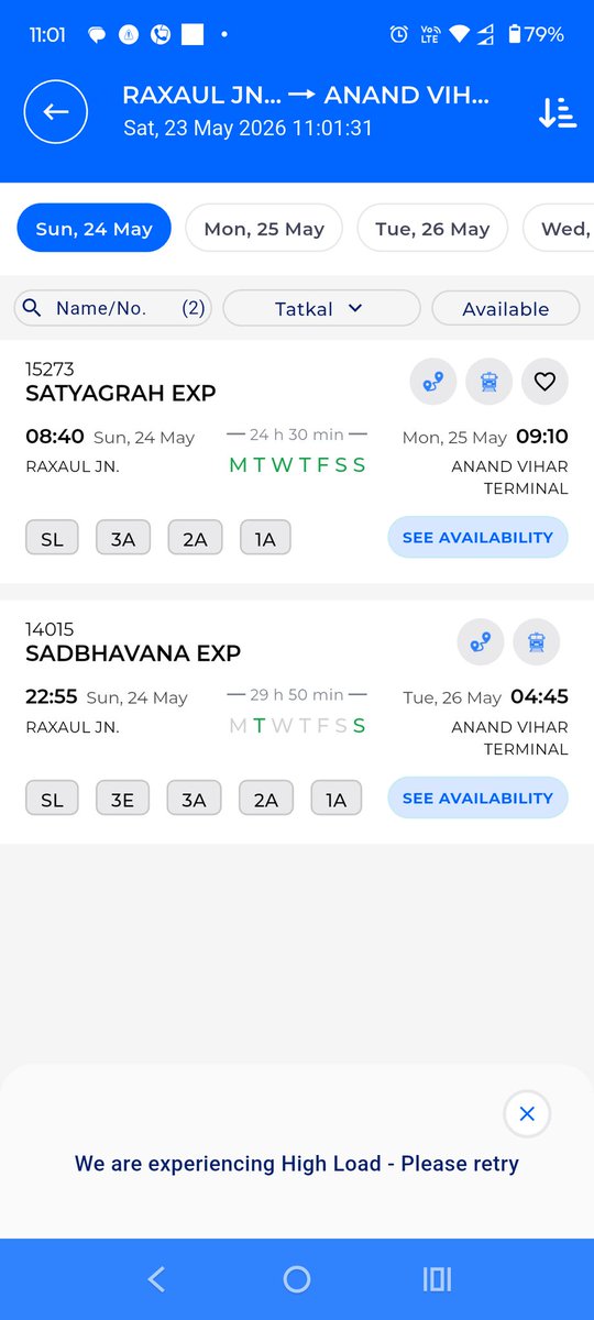 pankajkarn88's tweet photo. @RailMinIndia @AshwiniVaishnaw रेलवे दावा करती है हमने सॉफ्टवेयर अपडेट किया ताकि दलालो को हटा कर आम जनता को सुविधा मिल सके मगर अब तो और आम जनता को समस्या हो गई है तत्काल में इससे आगे आम जनता बढ़ ही नही पाती है और खुद से टिकट बुक ही नही कर पाती है। https://t.co/rgVgDU24P8
