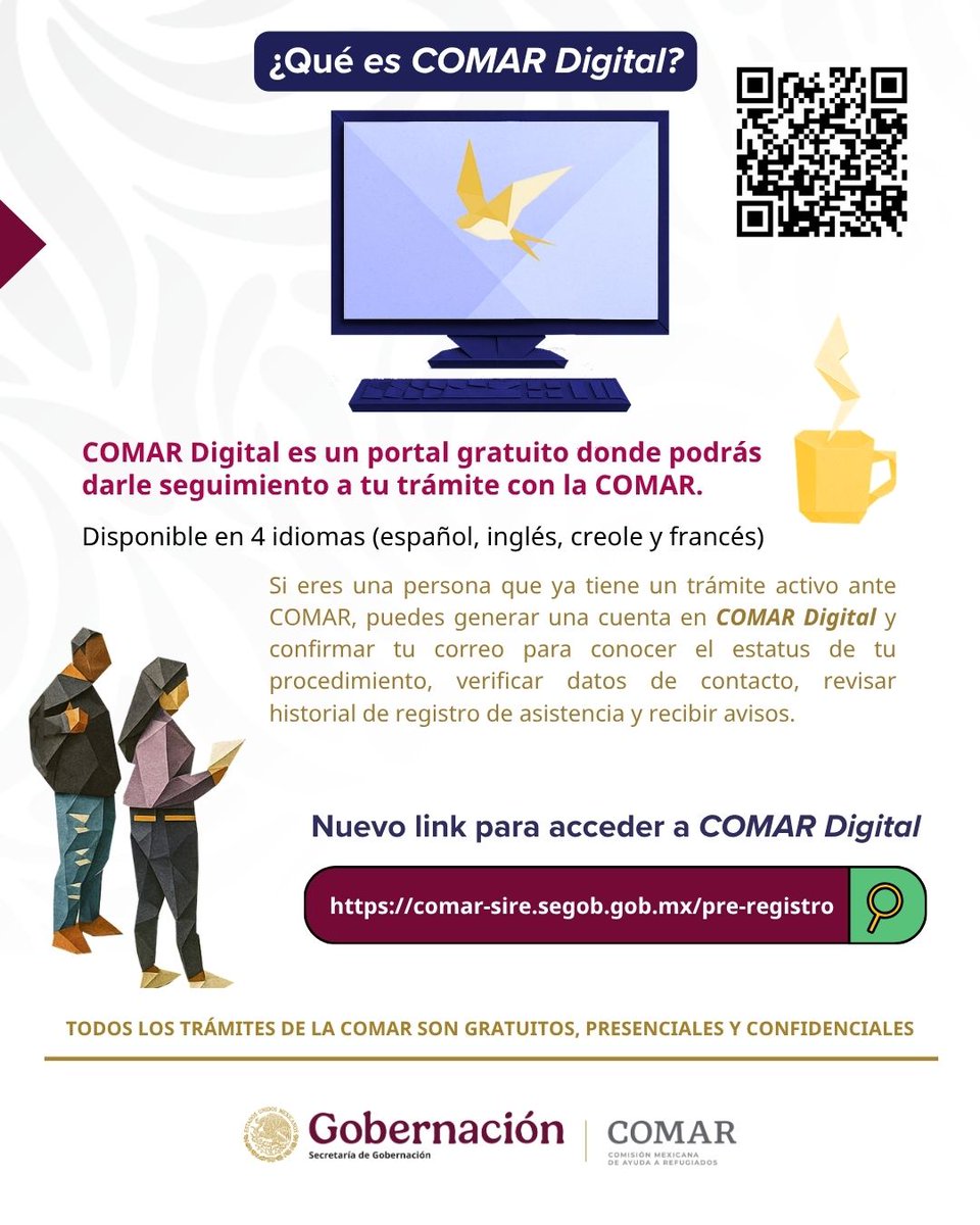 Comar Comisión Mexicana de Ayuda a Refugiados (@comar_sg) / Posts / X