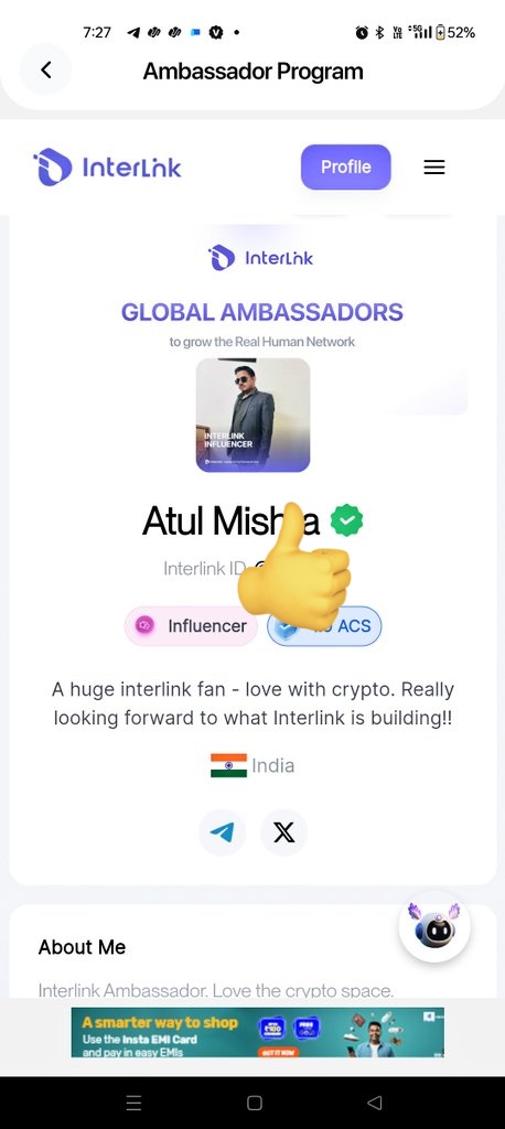 Atul Mishra | Interlink T3 Ambassador tweet media