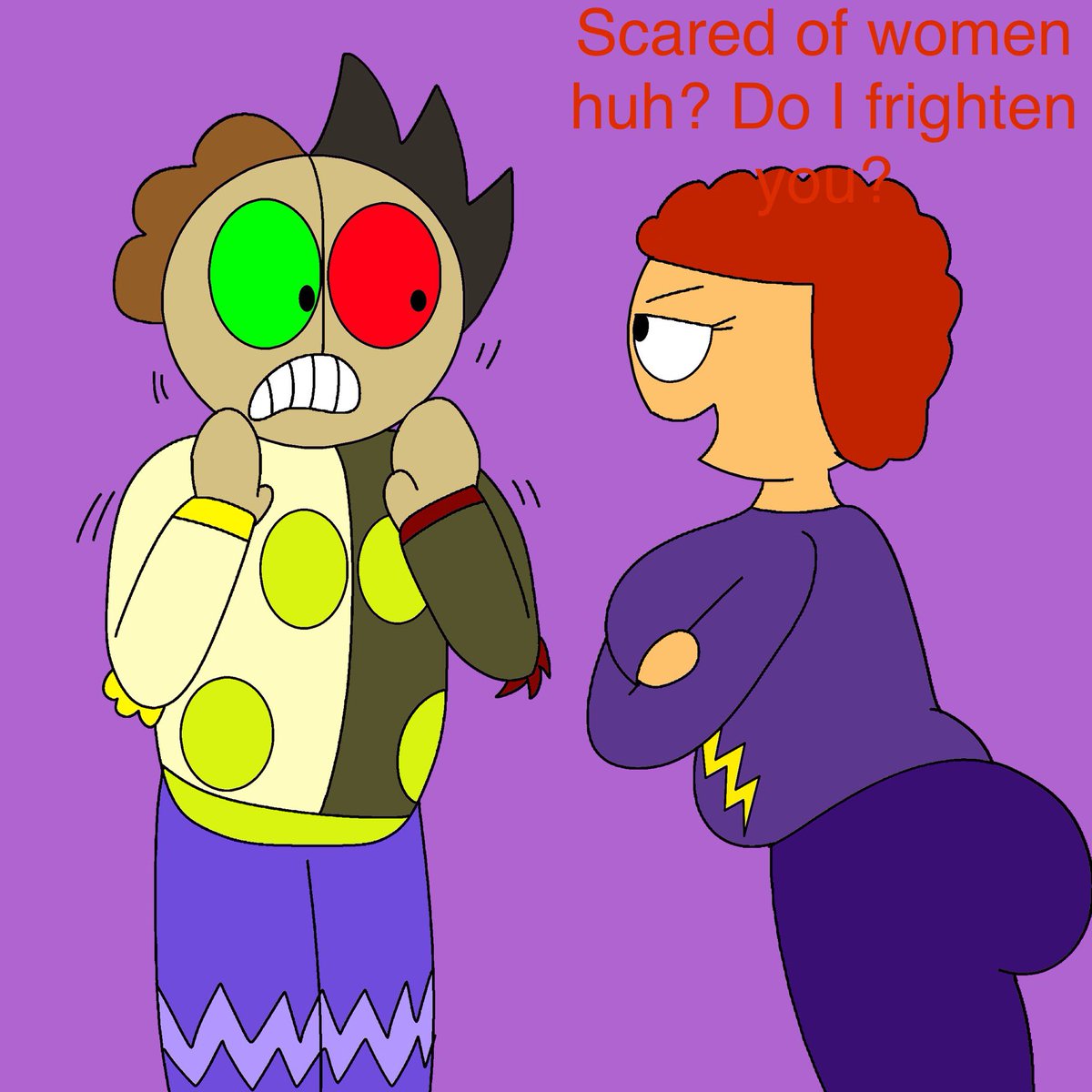 Toonsforfun's tweet photo. Omulous getting scared https://t.co/E7vfrcDWhS
