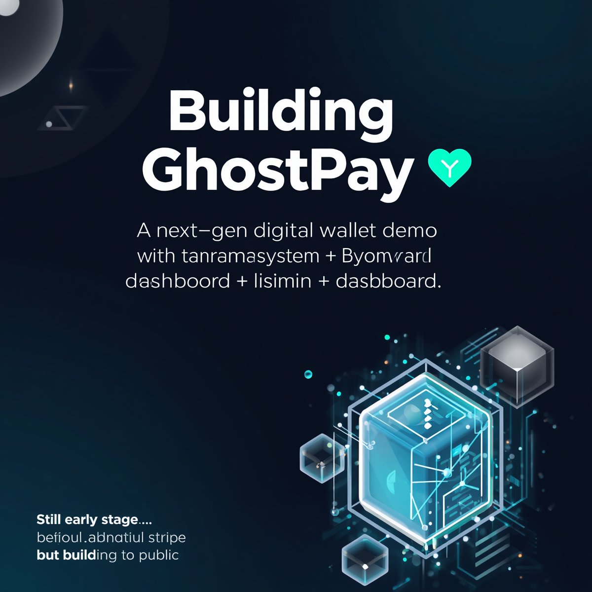 GhostPayai's tweet photo. Building GhostPay 🌍⚡
A next-gen digital wallet demo with transfer system + login + dashboard
Still early stage… but building in public 🚀

#GhostPay #BuildingInPublic #Startup #Fintech #AI https://t.co/VBoXtIF5ML