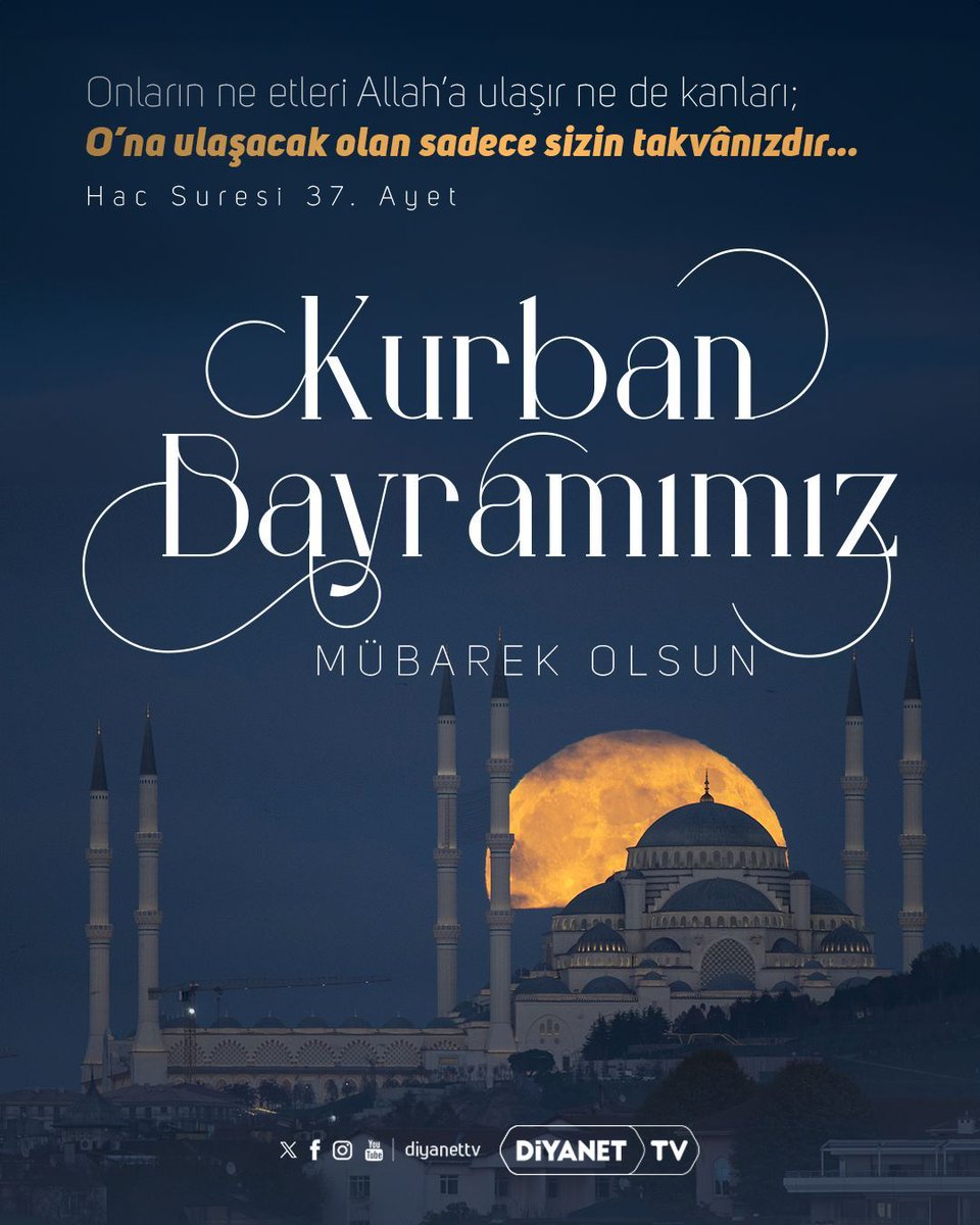 DobraAdamTR's tweet photo. Kurban ne ettir ne de tatil.
Kurban; Hz. İbrahim'ce bir adanış,
Hz. İsmail'ce bir teslimiyettir.

Seni Yaradana yakınlaştırmayan,
Seni arındırmayan kurban, kurban mıdır?
Tüm İslam aleminin 
#KurbanBayramı Mübarek Olsun 🇹🇷 
#kurbanbayramınızmübarekolsun https://t.co/9yEopk7k3n