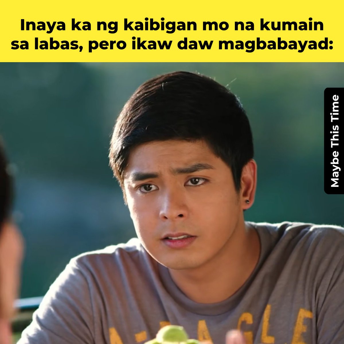 StarCinema's tweet photo. Si paladesisyon naman! 🙄

#CocoMartin #MaybeThisTime https://t.co/Ci9NqrCoSi
