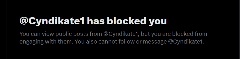 RustyShack411's tweet photo. @Cyndikate1 You can't block me you dumb fuck. Also, that's the dumbest statement I've seen today. If they are in a foreign country with no extradition you're not going to sue them. Stop being dumb. https://t.co/bXkSRrmZGu