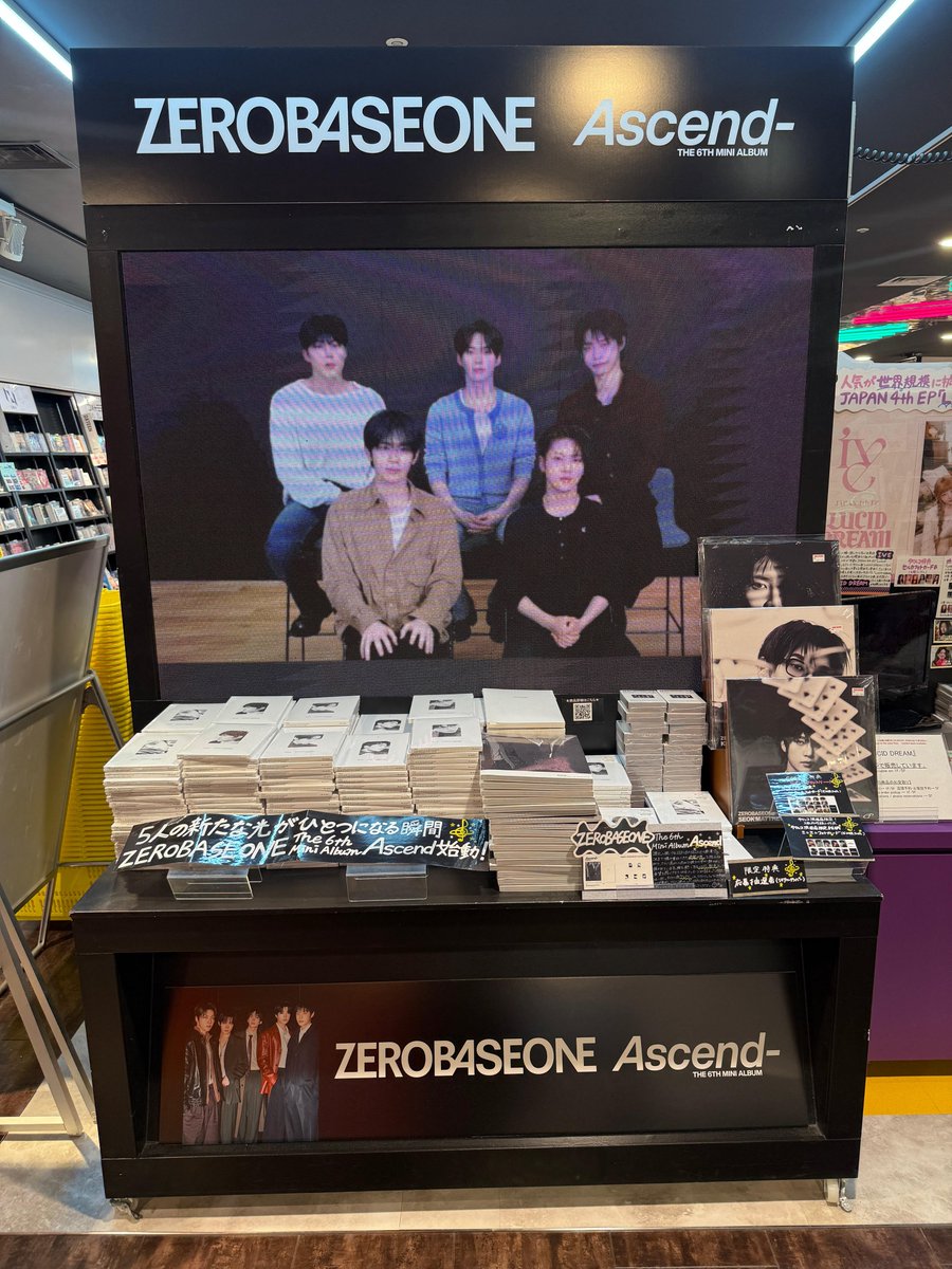タワ渋kpop】 #ZEROBASEONE [Ascend-] 📣只今限定特典付き全形態 1F/5F