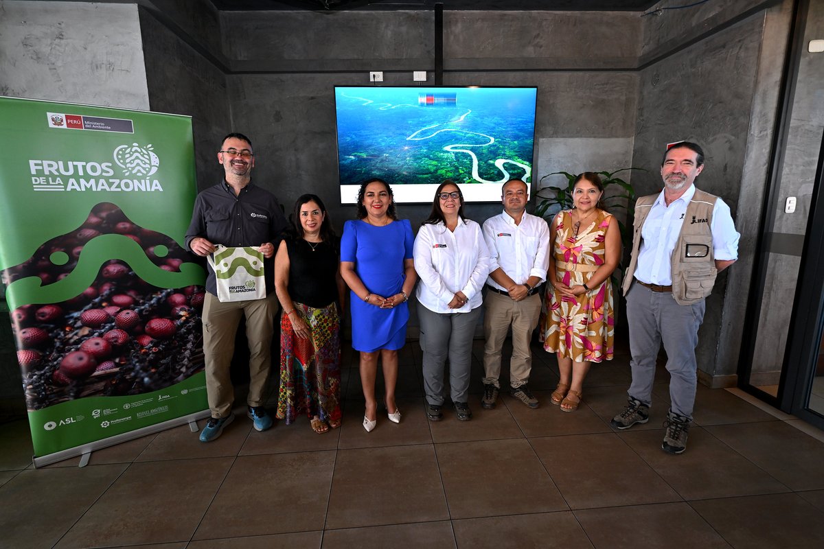 FAOPERU's tweet photo. 🤝 “Frutos de la Amazonía” forma parte del proyecto Bosques Amazónicos ASL2, liderado por el @MinamPeru, financiado por  @theGEF, implementado por @FAO, @FIDA_LAC y #ONUDI, y ejecutado por @profonanpe_peru para impulsar desarrollo sostenible en la Amazonía peruana. 🌿 https://t.co/4G6rfa2N19