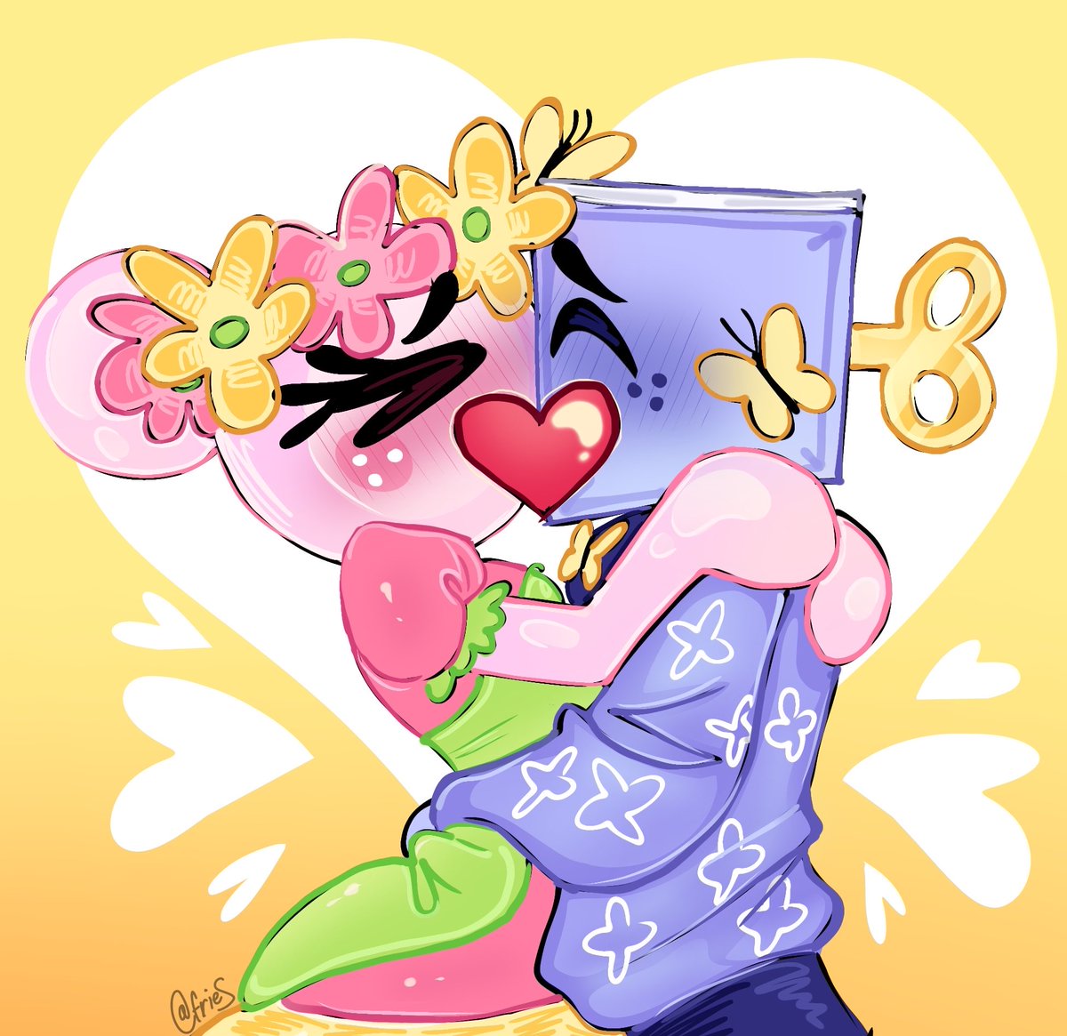 silliestfries's tweet photo. drawing from a dw rp i was in 🥹🥹
#dandysworld #bubblebox 💐 https://t.co/Zgc8USoLAs