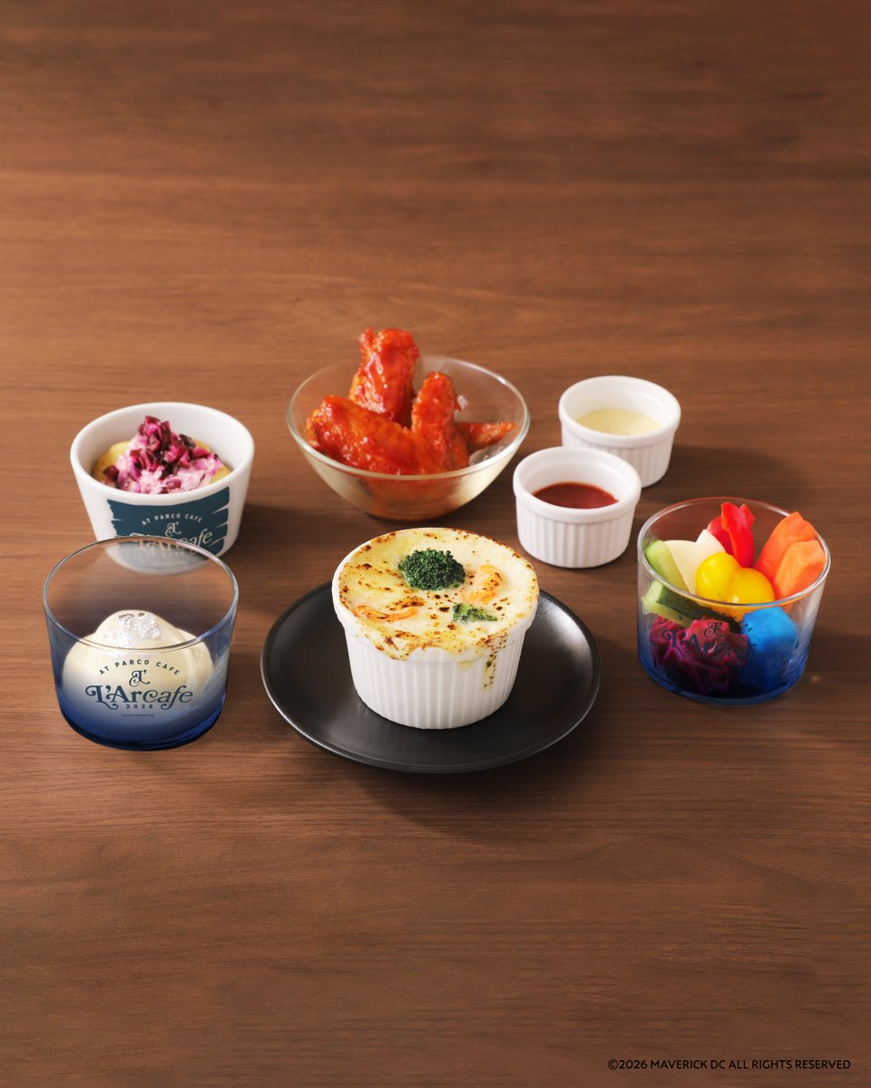 L'Arcafe 2026 at PARCO CAFÉ』 本コラボカフェでは、L'Arc-en-Cielの