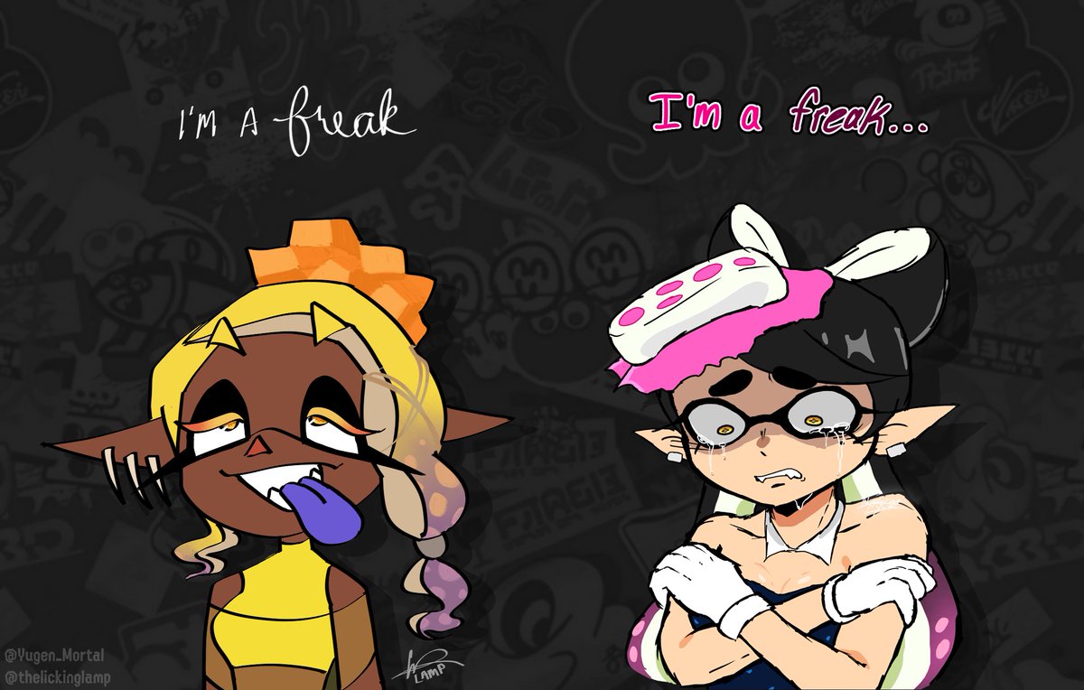 thelickinglamp's tweet photo. the Freaks

collab with @Yugen_Mortal 
#splatoon #frye #callie https://t.co/uuSCfemyP5