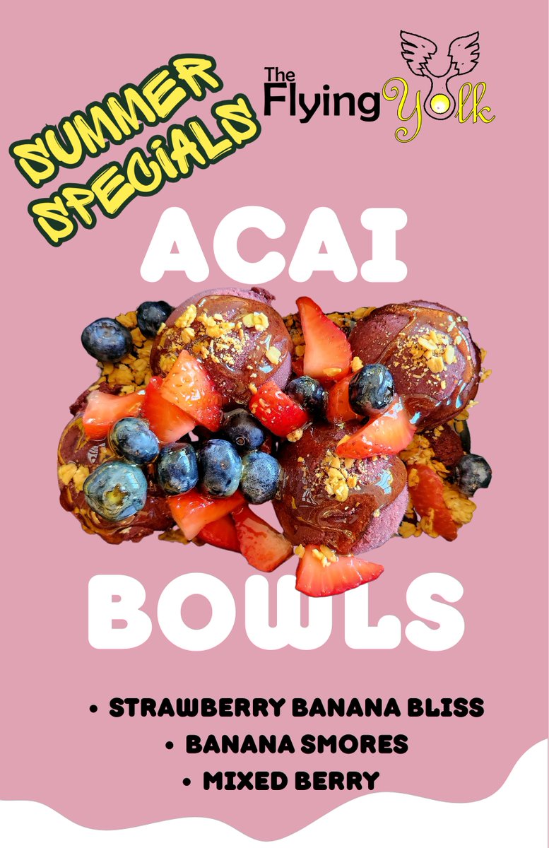 theflyingyolk's tweet photo. Summer is Almost Here!!!
#summer #acai https://t.co/gNDyP5uNq4