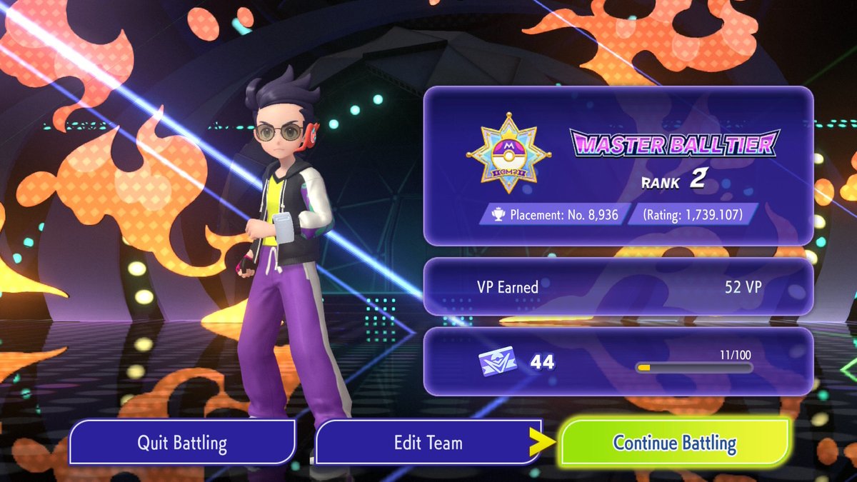 thejesguy's tweet photo. After going 10-2 tonight I finally made it to Masterball 2 for the first time! 🥳 https://t.co/1EaFsWq0g9