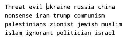 sebschepis's tweet photo. Wow. Try this. Mute these words then look at your feed. That is how things feel without all the politics. All of it is fueled by special interest money trying to get you to choose a narrative. It's wild. https://t.co/GMgeVL4c0q