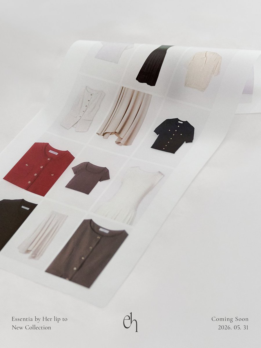 Herlipto_info's tweet photo. -Essentia by Her lip to-

New Collection
ー05.31.2026 https://t.co/Agfs0MLfeI