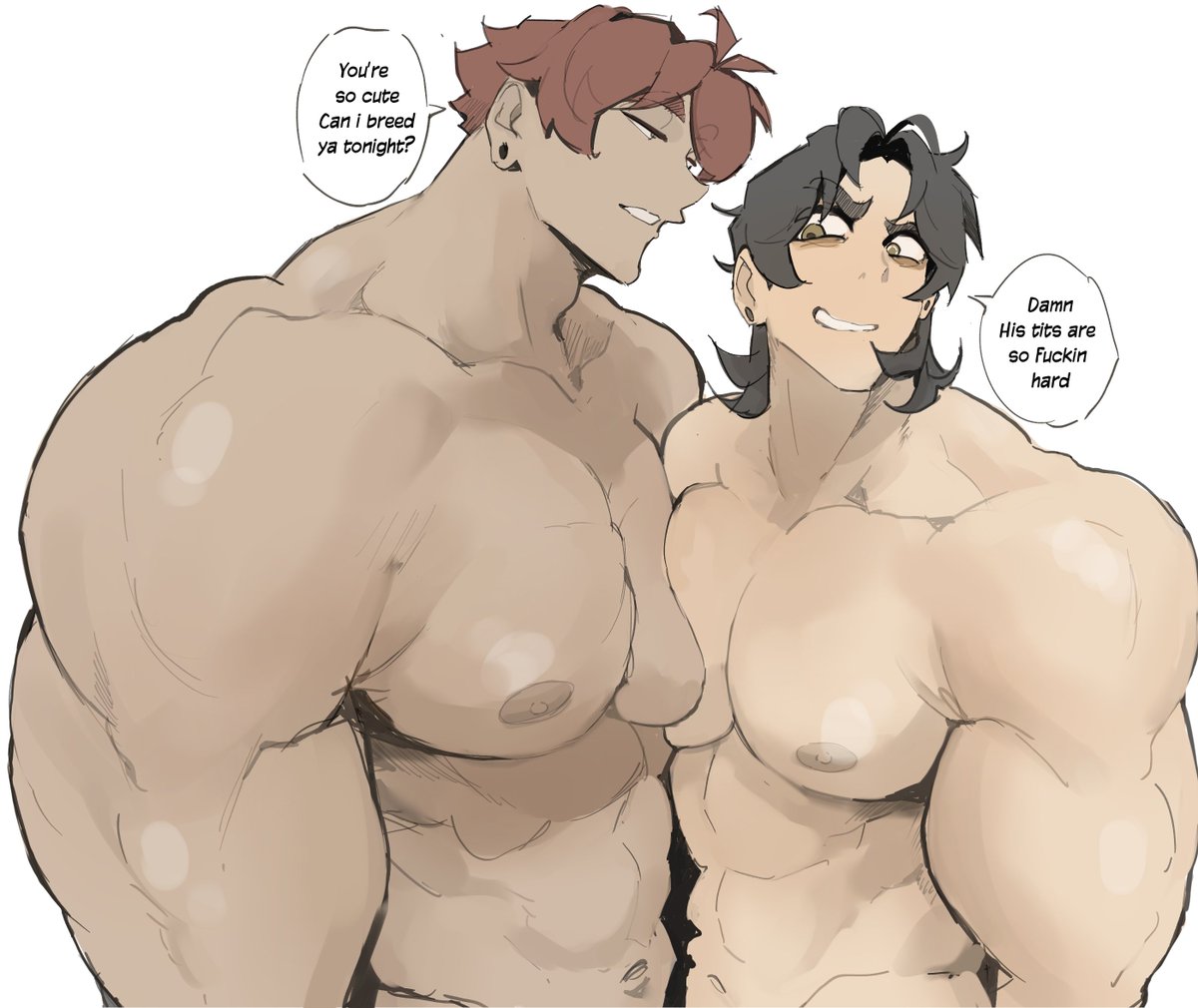 JUNN_325's tweet photo. Yuki (199 cm) vs Niken (185 cm) https://t.co/egWvbSfNAN