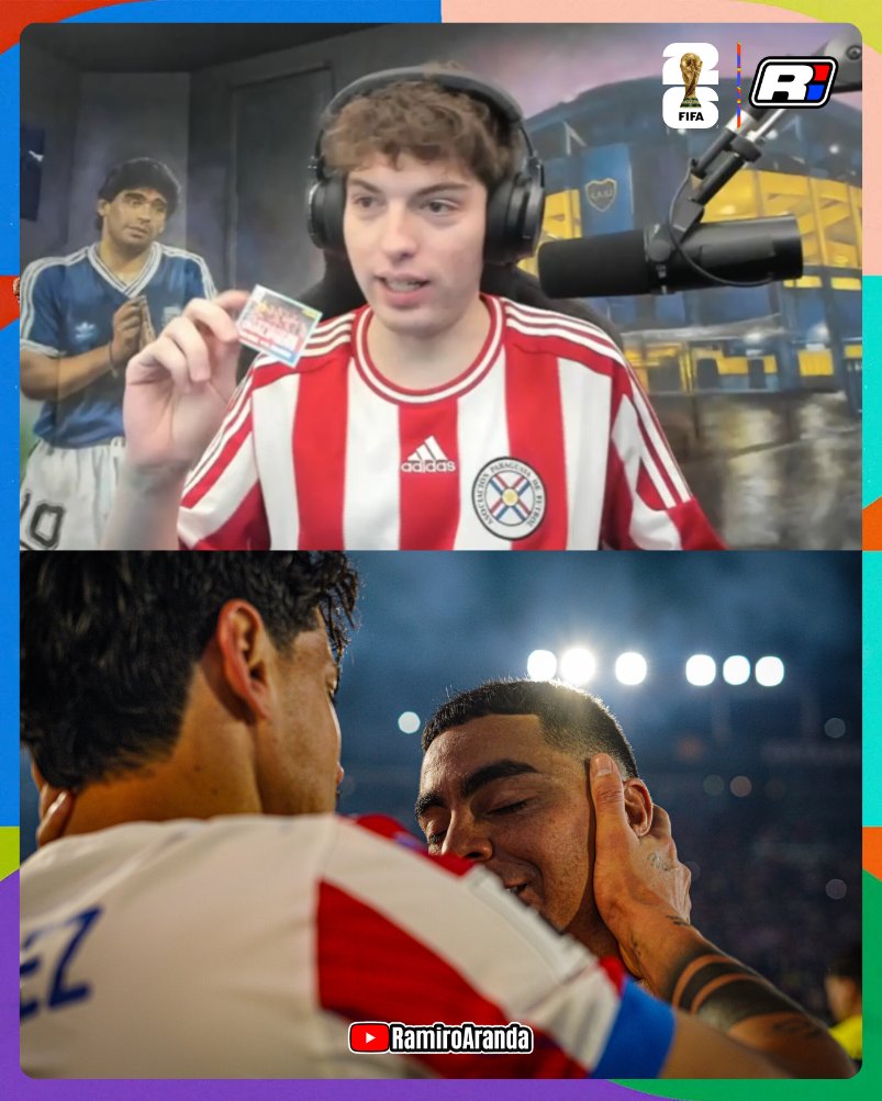 Ramirofutbolpy's tweet photo. 🇵🇾🇦🇷 Davo Xeneize ASEGURÓ que PARAGUAY GANARÁ el MUNDIAL 2026:

– "Yo me estoy adelantando, señores. La gente no es consciente de lo que va a lograr Gustavo Alfaro. ¡Tengan cuidado con Paraguay! Tengan cuidado con Paraguay, eh. Tranquilepa, eh. De verdad se los digo muchachos.. Tengan cuidado que Gustavo Alfaro va a salir campeón del mundo con Ávalos de nueve, y no van a saber dónde meterse. No van a saber dónde meterse. ¡Vamos Paraguay, carajo! ¡Vamos Paraguay no más!."

⁉️¿Opiniones?
-#ramiroarandafutbolpy