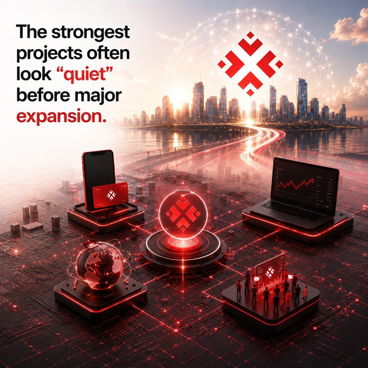 CORXProtocol's tweet photo. The strongest projects often look “quiet” before major expansion.
Because real infrastructure takes time to build properly. https://t.co/p0qrpoPtQ3