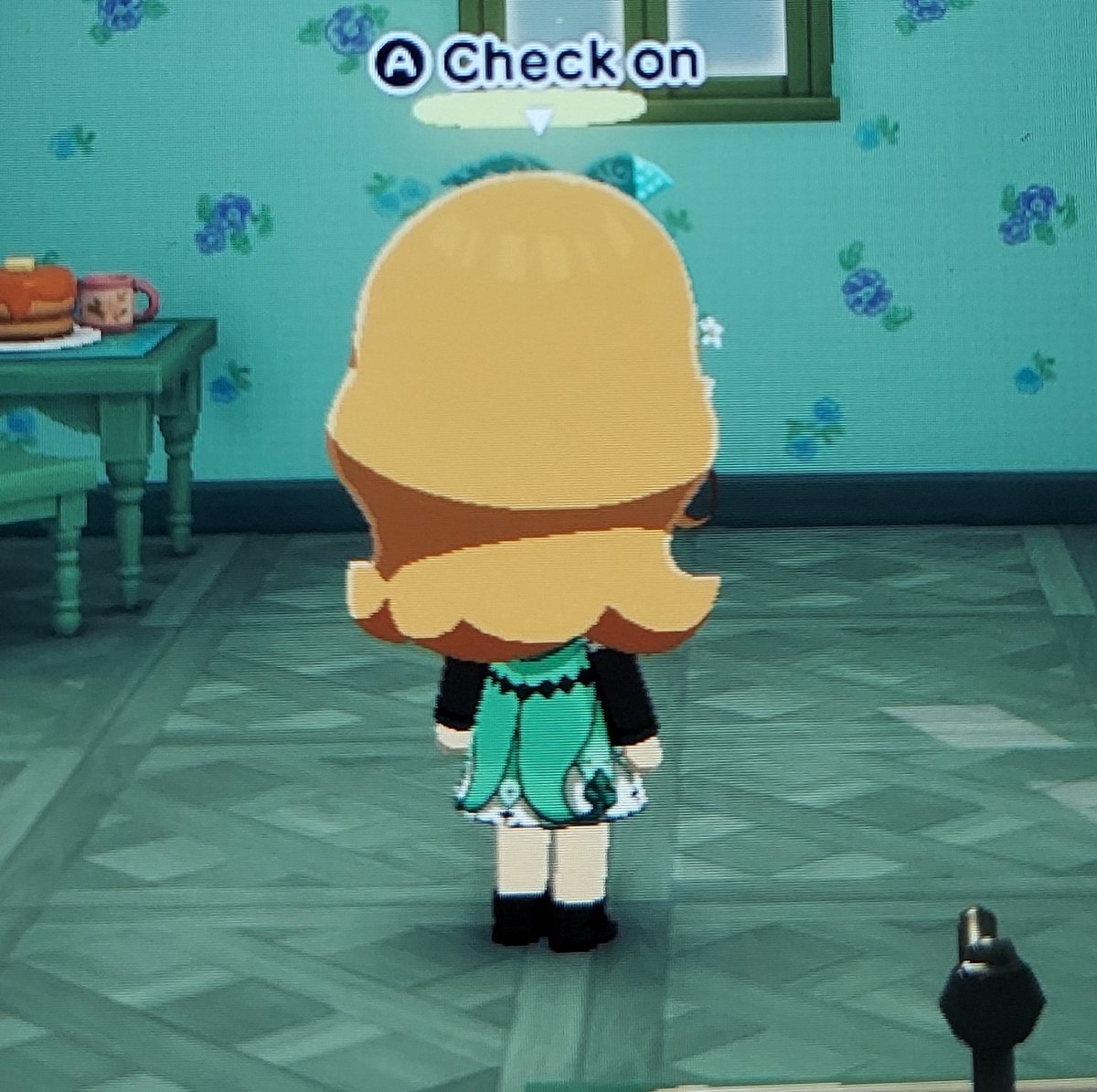 CaptPolybius's tweet photo. Pomu Rainpuff Mii + dress 😎 https://t.co/FNVTa4WuPP