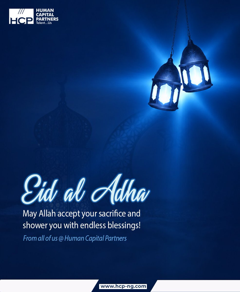 HumanCapitalP's tweet photo. May this season bring peace to your hearts, joy to your homes, and abundant blessings to you and your loved ones.

Eid Mubarak from all of us. 🌙

#EidMubarak #Muslims #HCP
#HRConsultants #Lagos https://t.co/oFcj9f9GCU